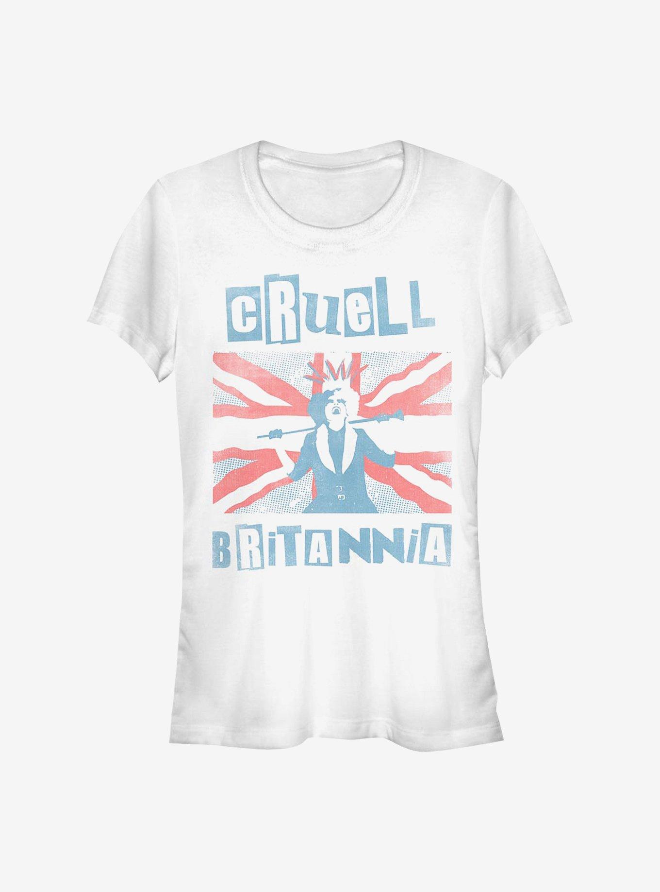 Disney Cruella Cruell Britannia Girls T-Shirt, , hi-res