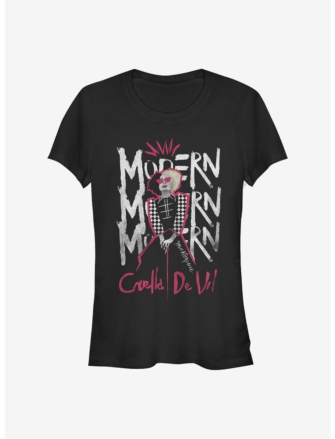 Disney Cruella Modern Masterpiece Girls T-Shirt, BLACK, hi-res