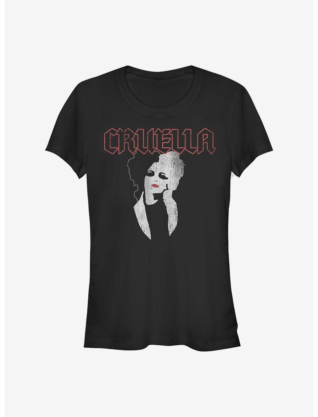 Disney Cruella Rock Girls T-Shirt, BLACK, hi-res