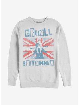 Disney Cruella Cruell Britannia Crew Sweatshirt, , hi-res