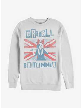 Disney Cruella Cruell Britannia Crew Sweatshirt, , hi-res