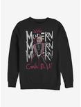 Disney Cruella Modern Masterpiece Crew Sweatshirt, BLACK, hi-res