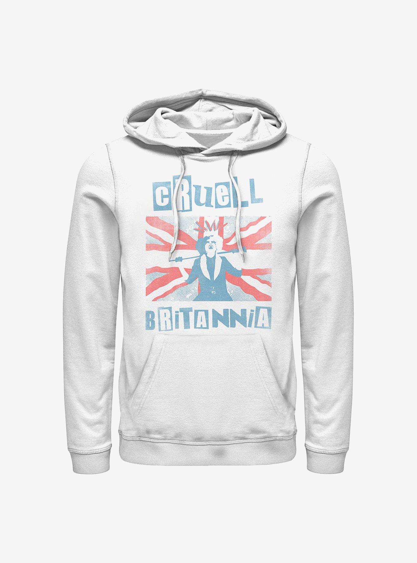 Disney Cruella Cruell Britannia Hoodie, , hi-res