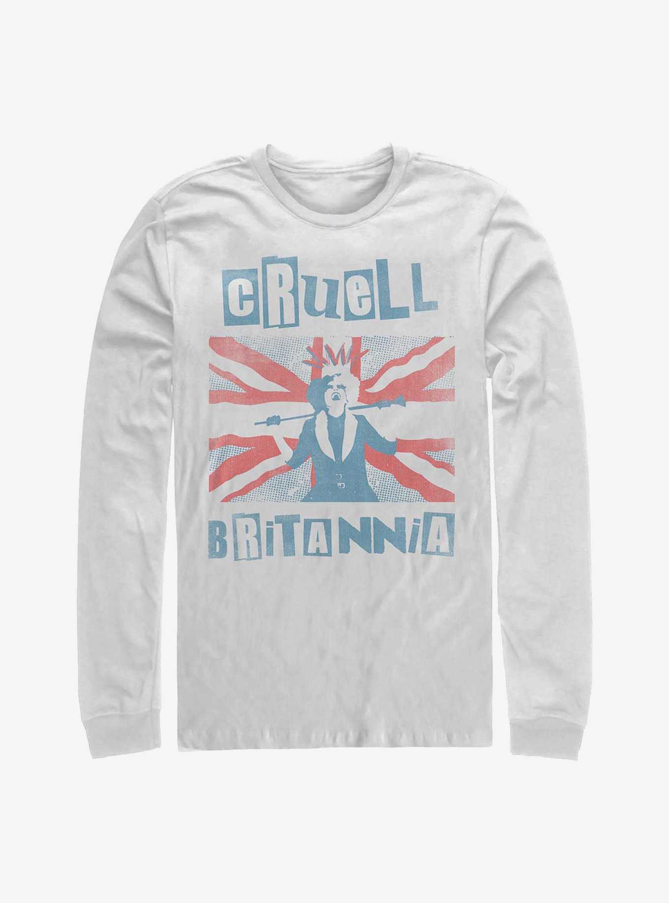 Disney Cruella Cruell Britannia Long-Sleeve T-Shirt, , hi-res