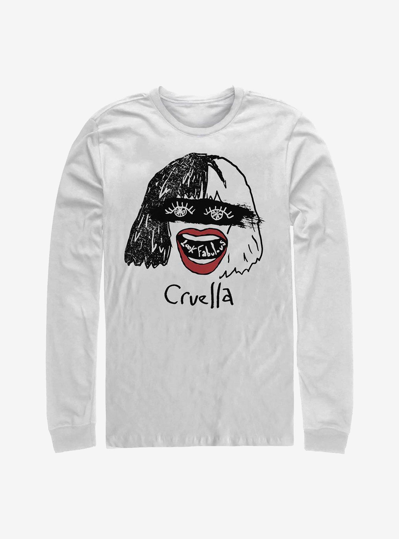 Disney Cruella Look Fabulous Long-Sleeve T-Shirt, , hi-res