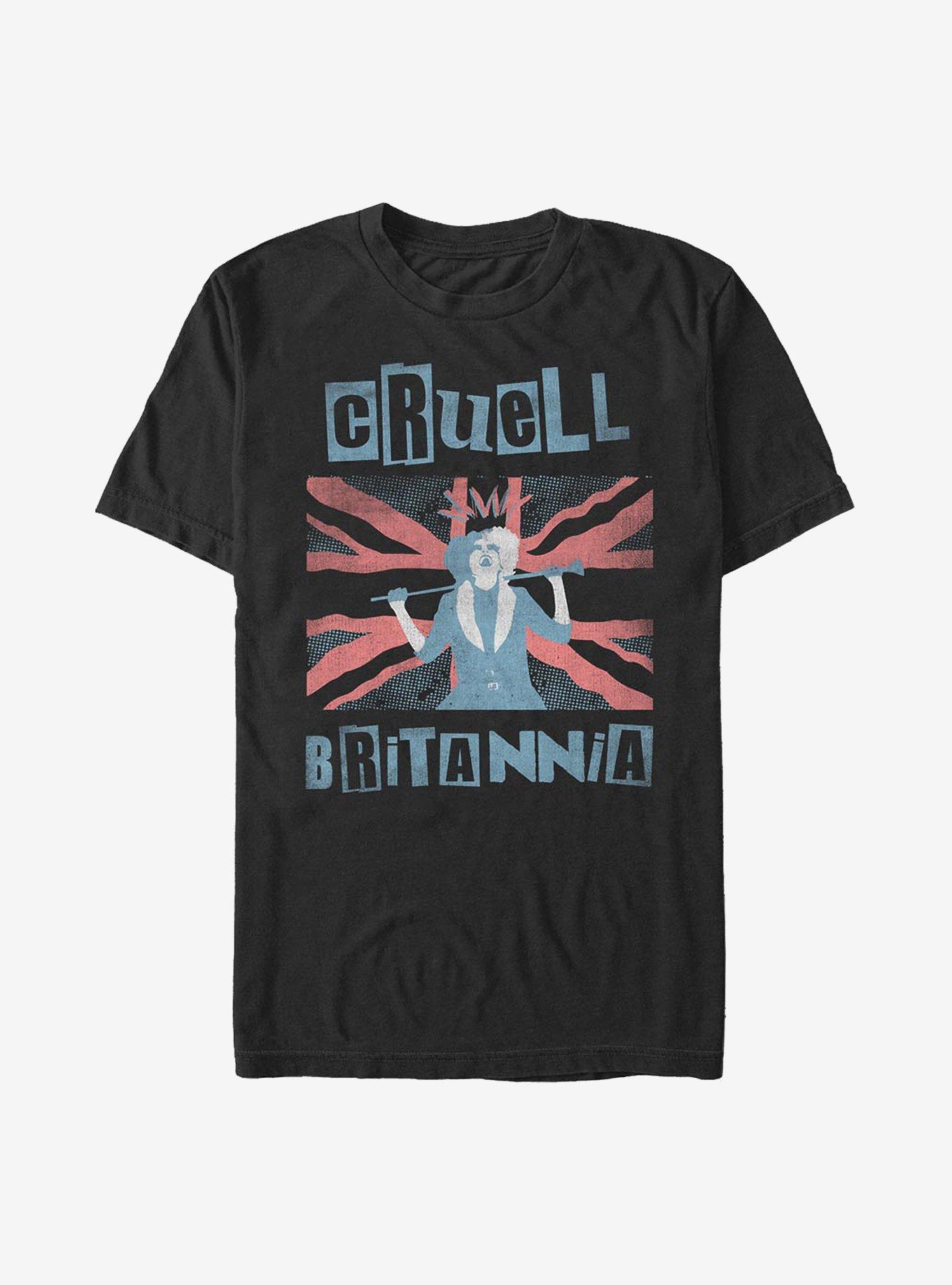 Disney Cruella Cruell Britannia T-Shirt, , hi-res