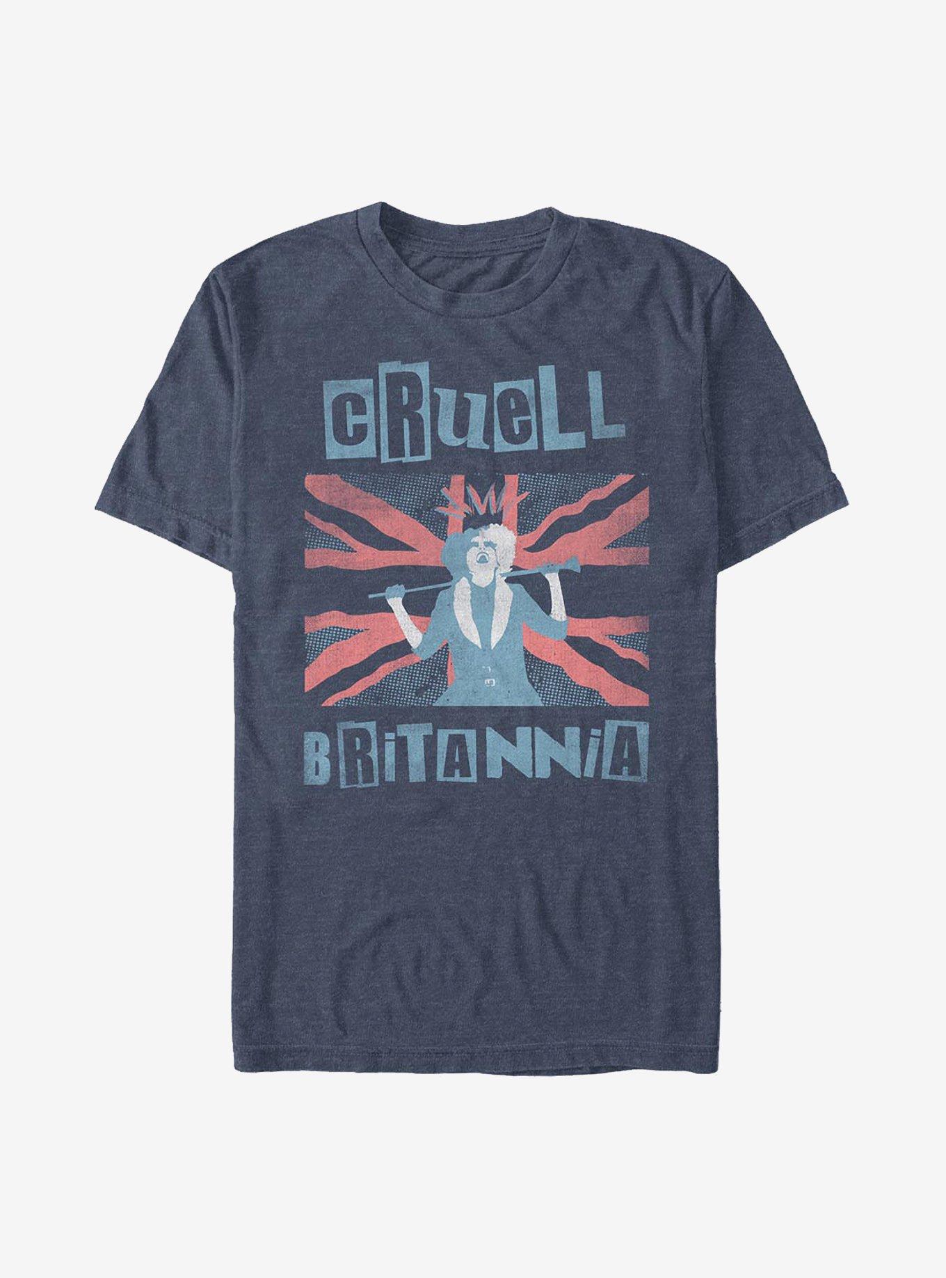 Disney Cruella Cruell Britannia T-Shirt