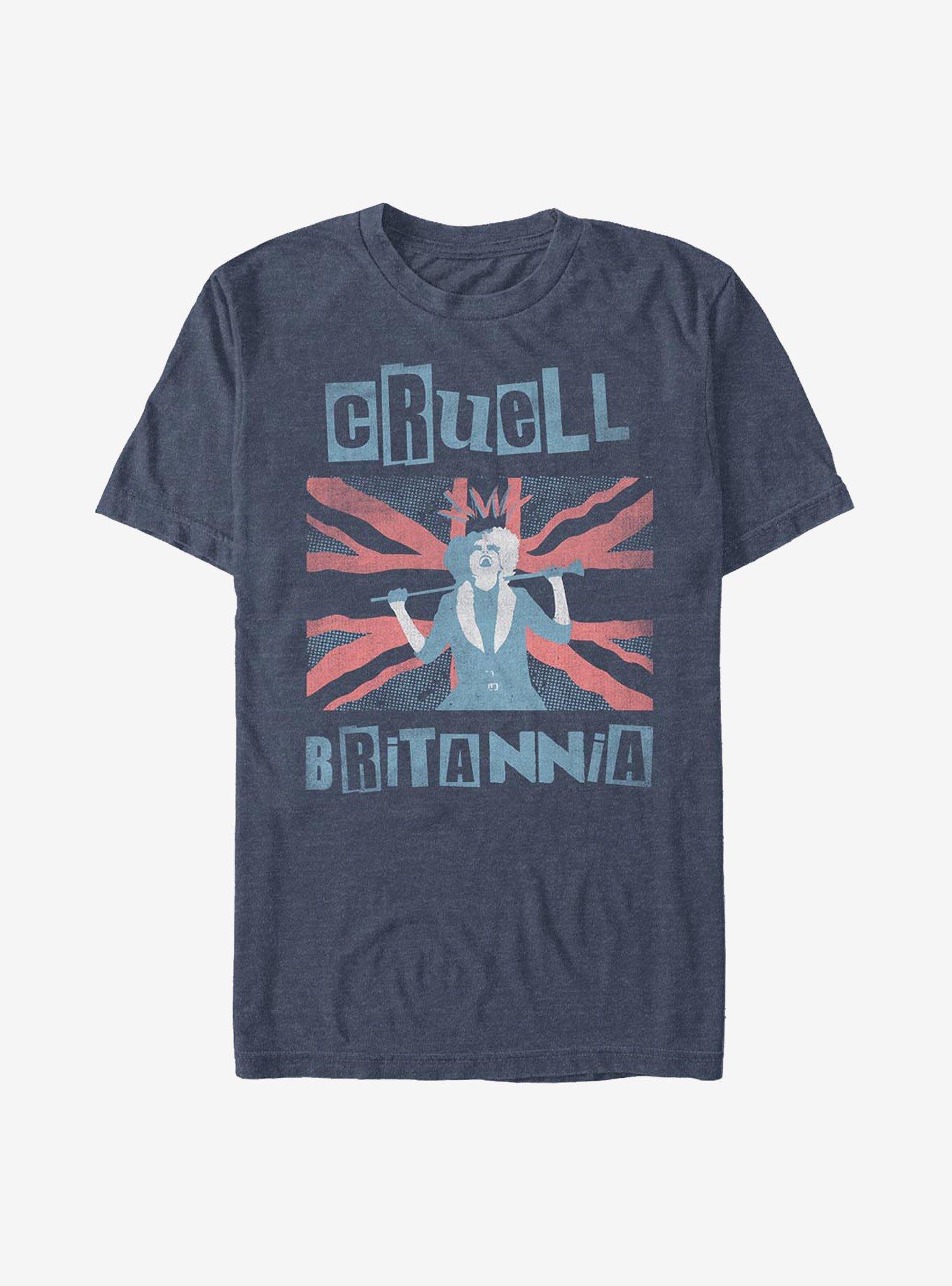 Disney Cruella Cruell Britannia T-Shirt, , hi-res