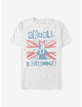Disney Cruella Cruell Britannia T-Shirt, WHITE, hi-res