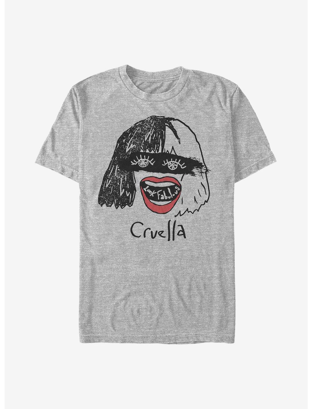Disney Cruella Look Fabulous T-Shirt, ATH HTR, hi-res