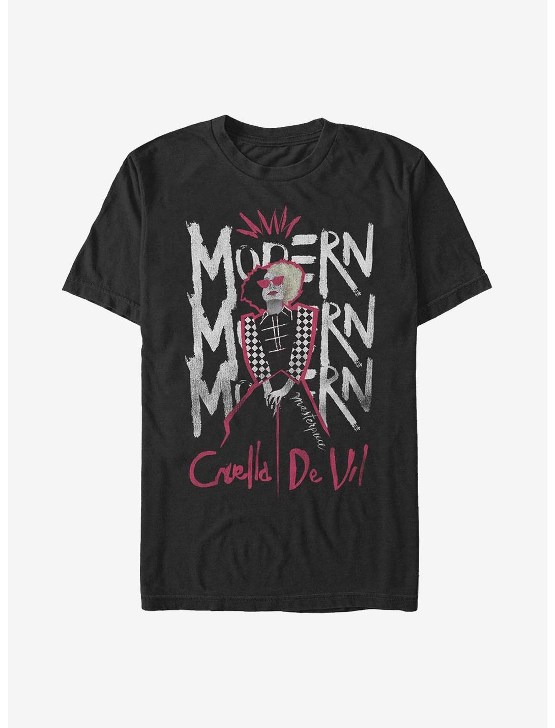 Disney Cruella Modern Masterpiece T-Shirt, BLACK, hi-res