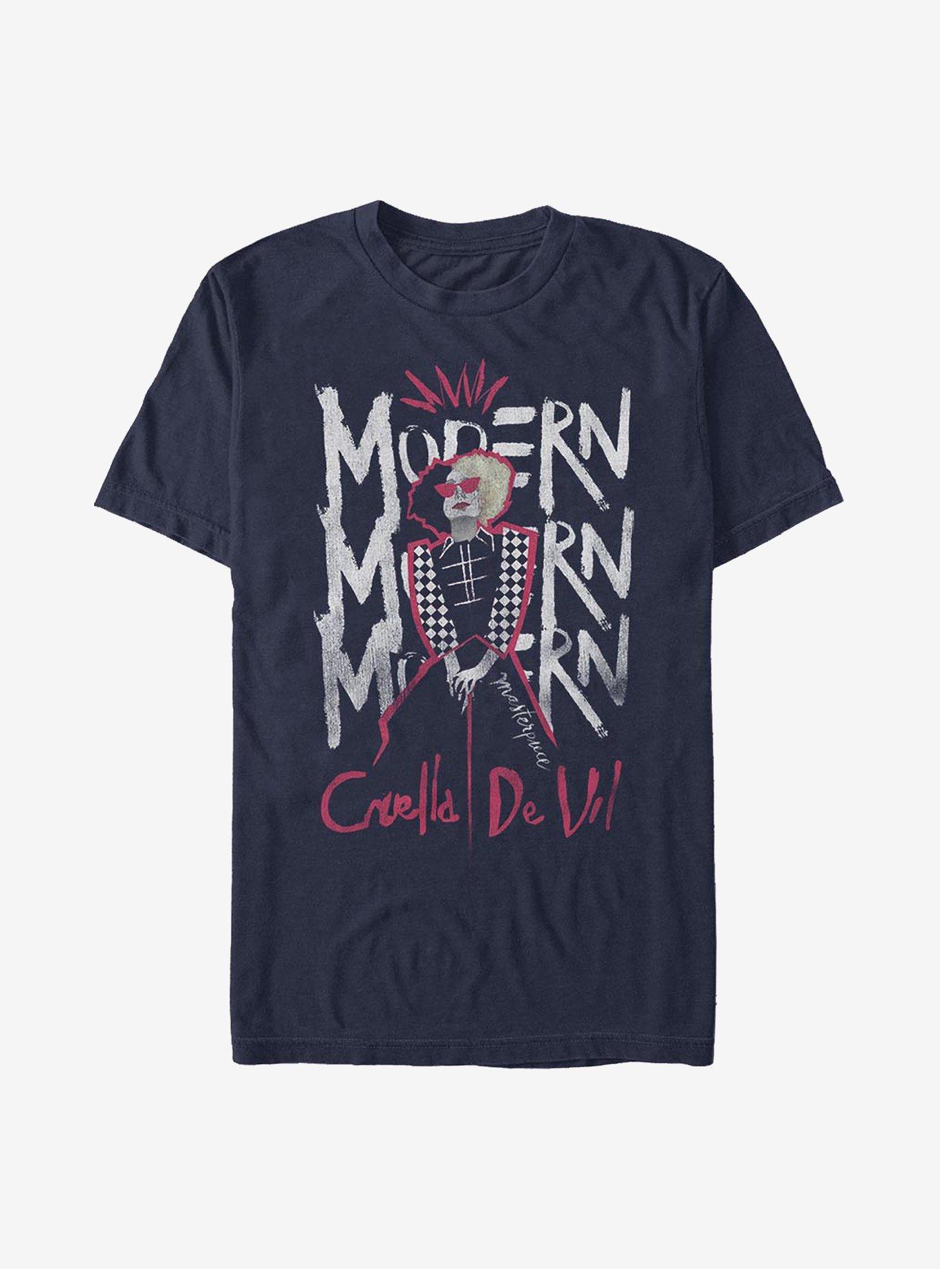 Disney Cruella Modern Masterpiece T-Shirt, NAVY, hi-res