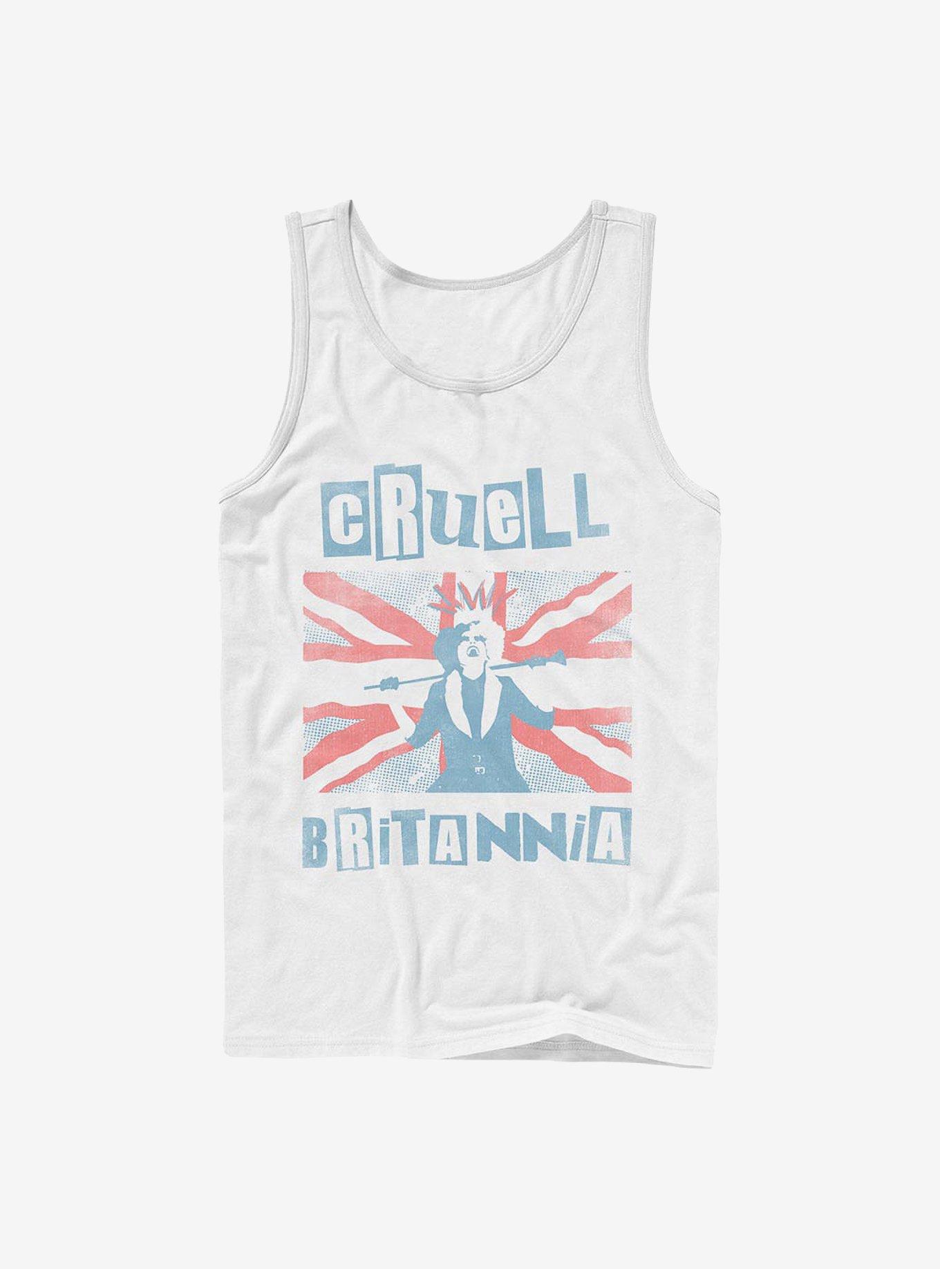 Disney Cruella Cruell Britannia Tank, WHITE, hi-res