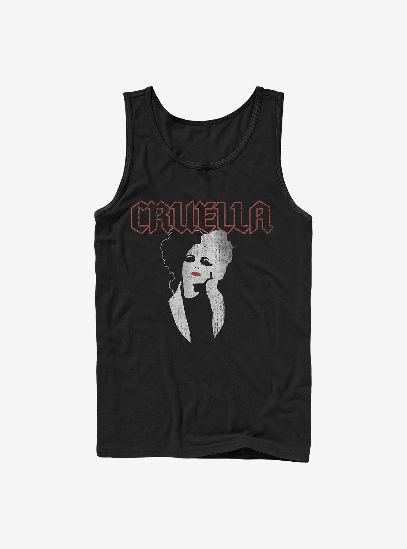 Disney Cruella Rock Tank, BLACK, hi-res