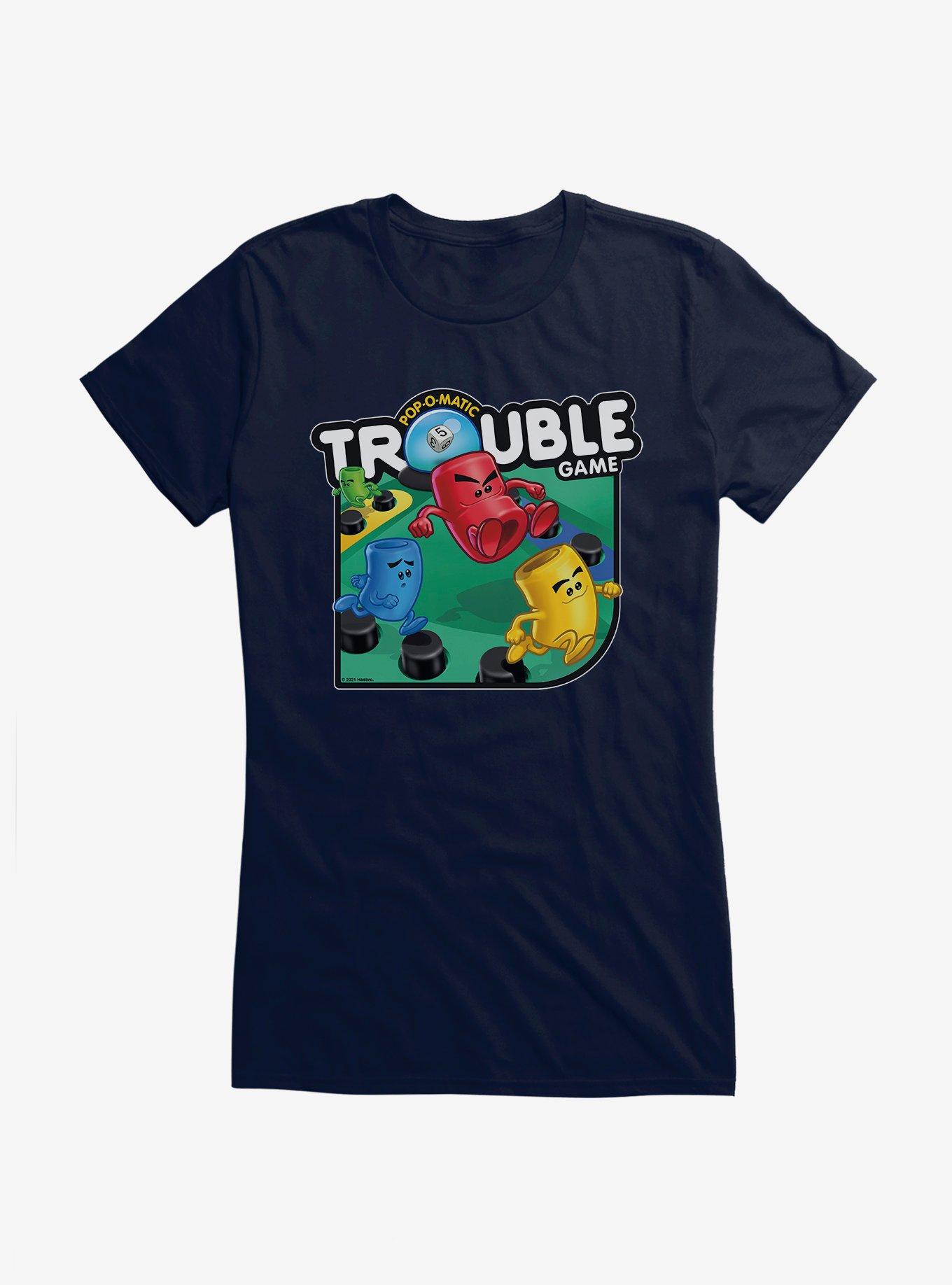 Pop O Matic Trouble Game Logo Girls T-Shirt | Hot Topic