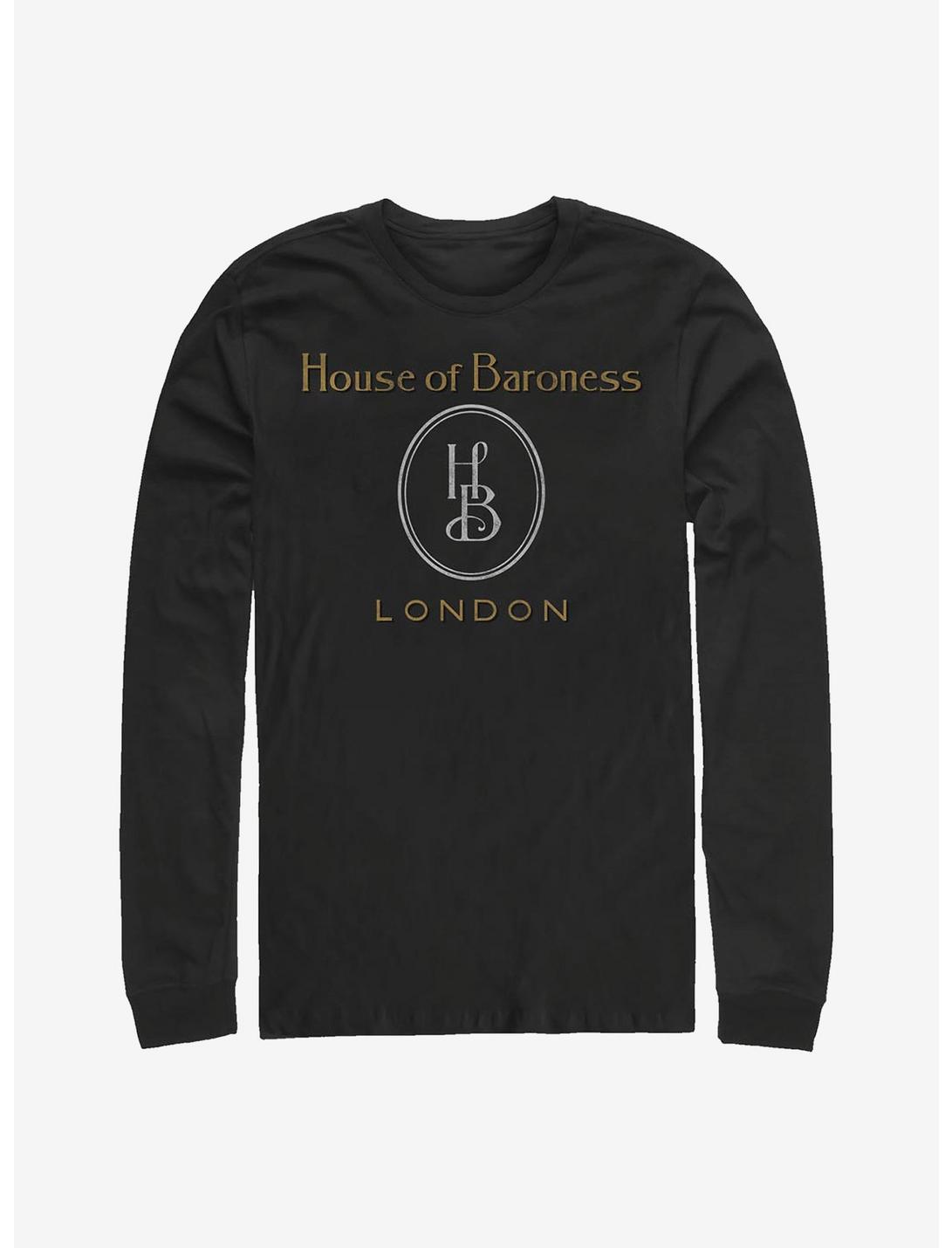 Disney Cruella House Of Baroness Logo Long-Sleeve T-Shirt, BLACK, hi-res