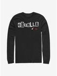Disney Cruella Name Cut Out Letters Long-Sleeve T-Shirt, BLACK, hi-res