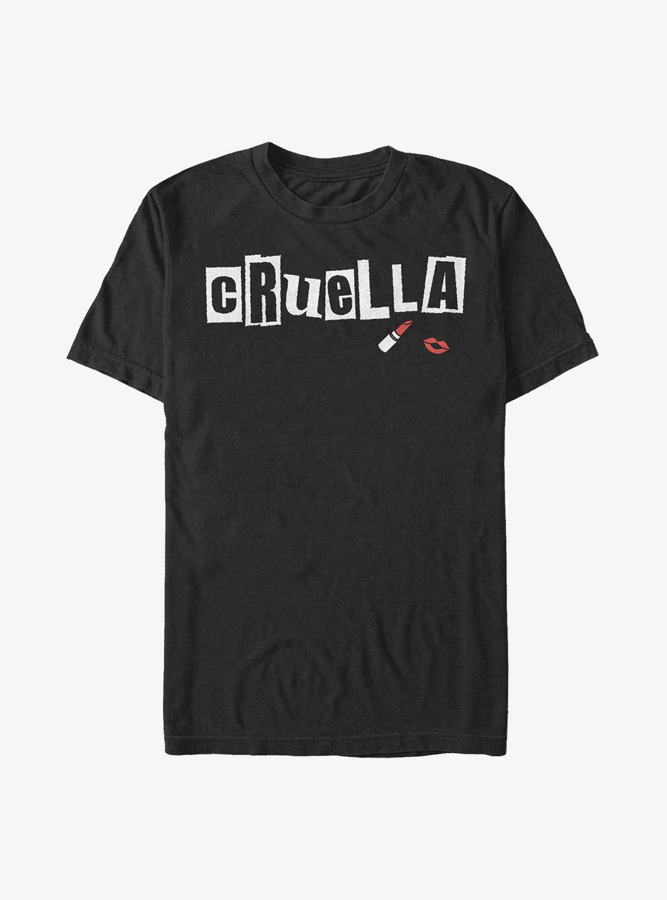 Disney Cruella Name Cut Out Letters T-Shirt, , hi-res
