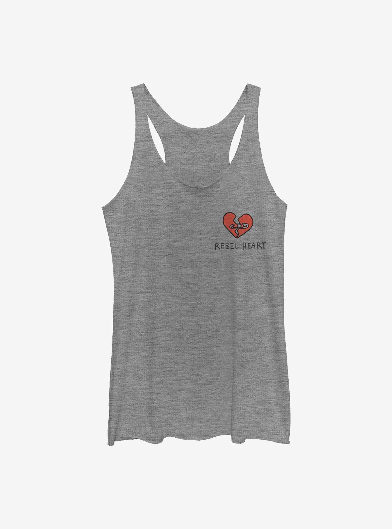 Disney Cruella Rebel Heart Girls Tank, GRAY HTR, hi-res