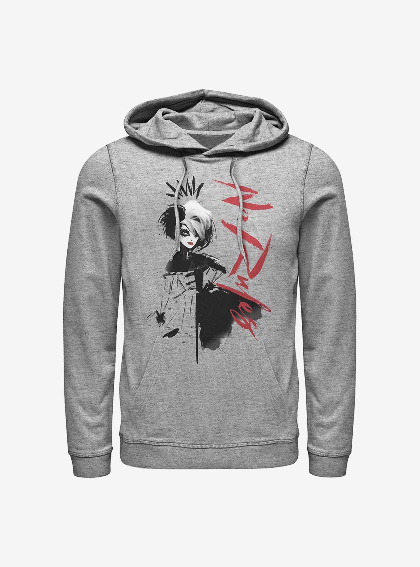 Disney Cruella No Rules Art Hoodie, ATH HTR, hi-res