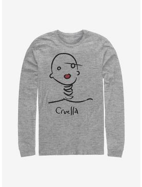 Disney Cruella Doodle Long-Sleeve T-Shirt, , hi-res