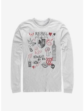 Disney Cruella Rebel Queen Doodles Long-Sleeve T-Shirt, , hi-res