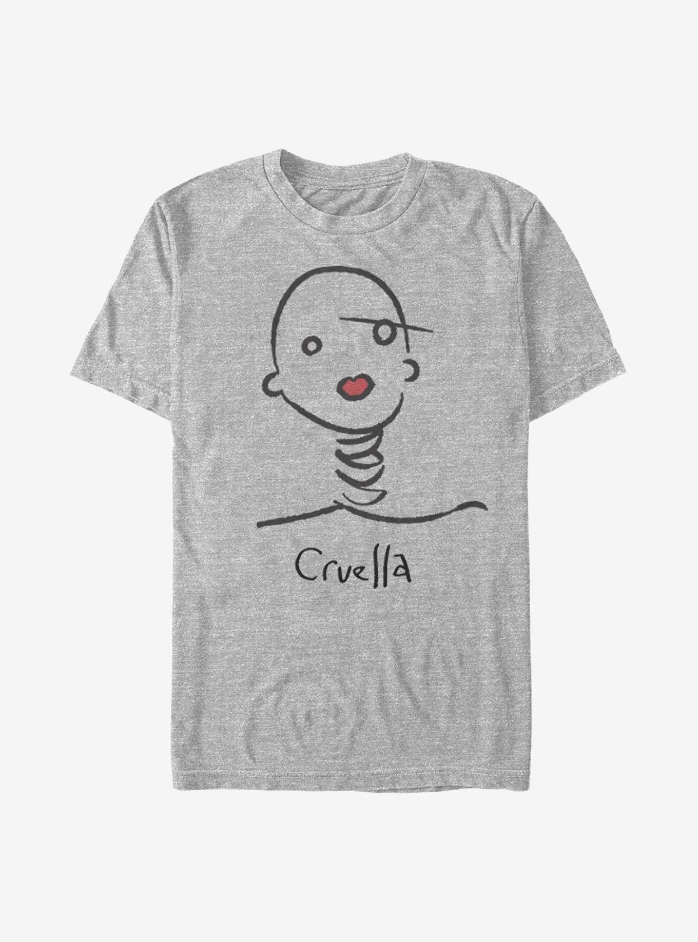 Disney Cruella Doodle T-Shirt, ATH HTR, hi-res