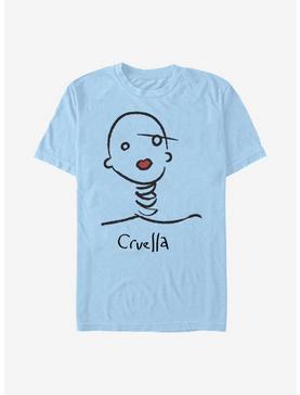 Disney Cruella Doodle T-Shirt, LT BLUE, hi-res