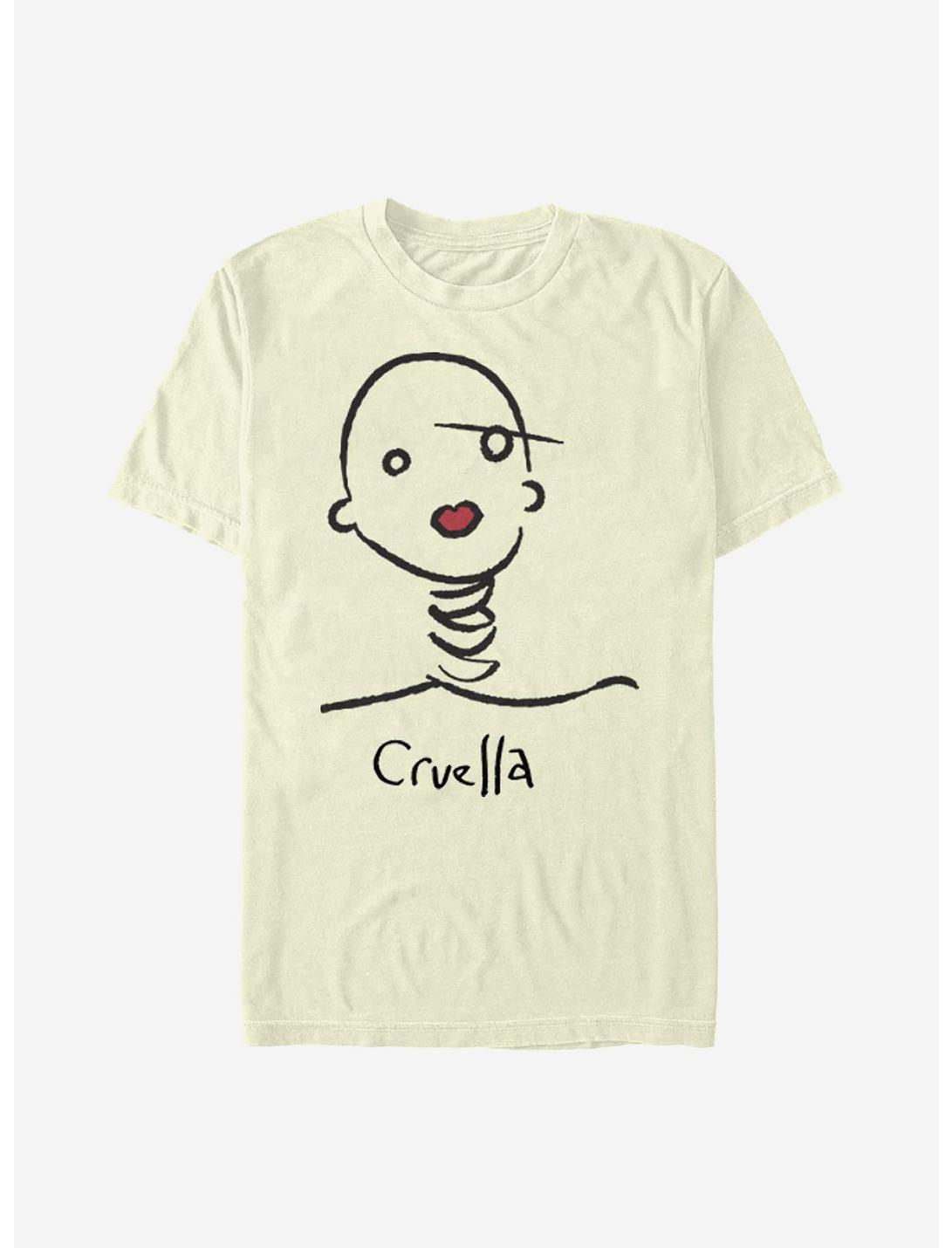 Disney Cruella Doodle T-Shirt, NATURAL, hi-res