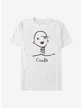 Disney Cruella Doodle T-Shirt, WHITE, hi-res