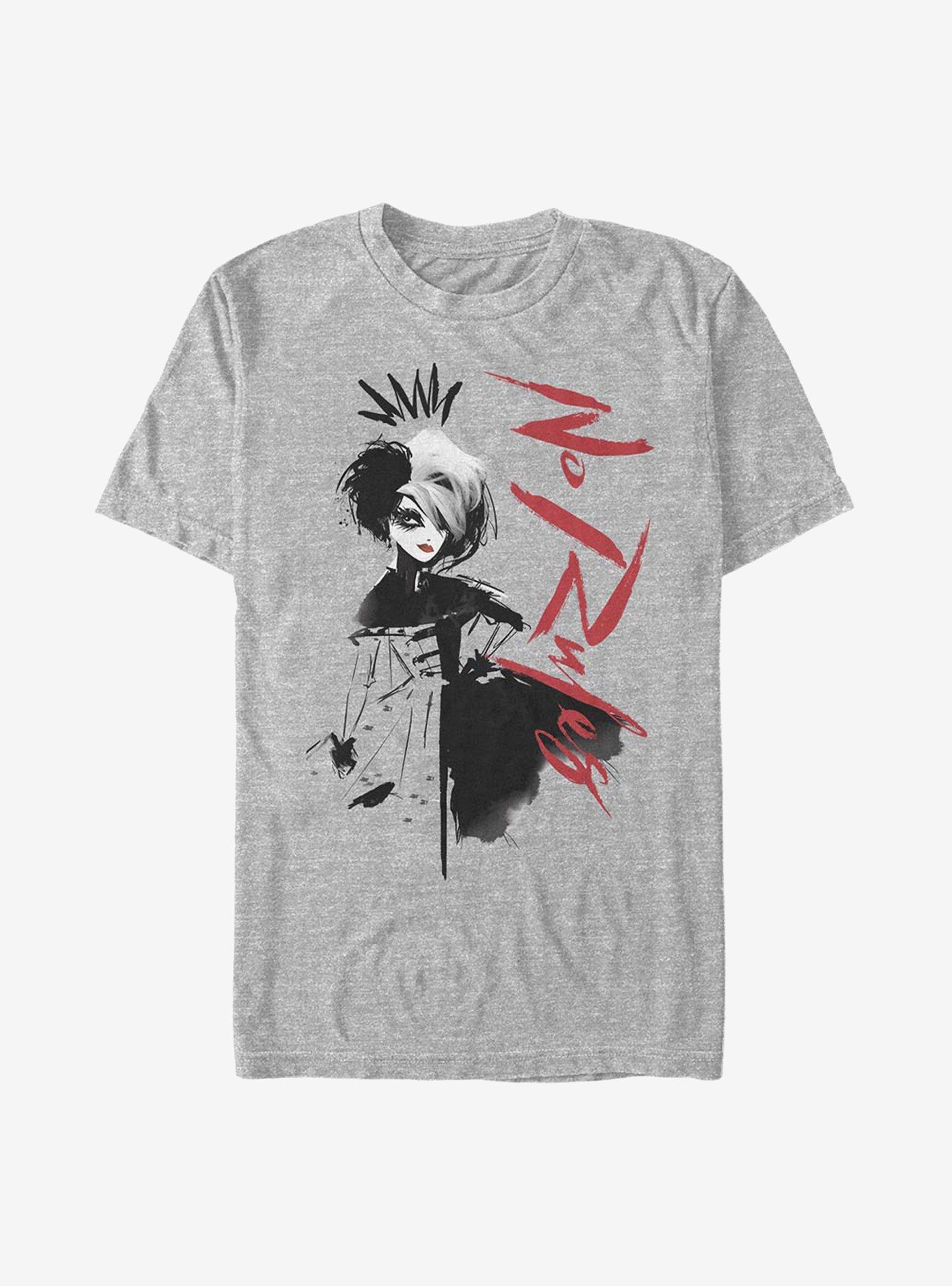 Disney Cruella No Rules Art T-Shirt, ATH HTR, hi-res