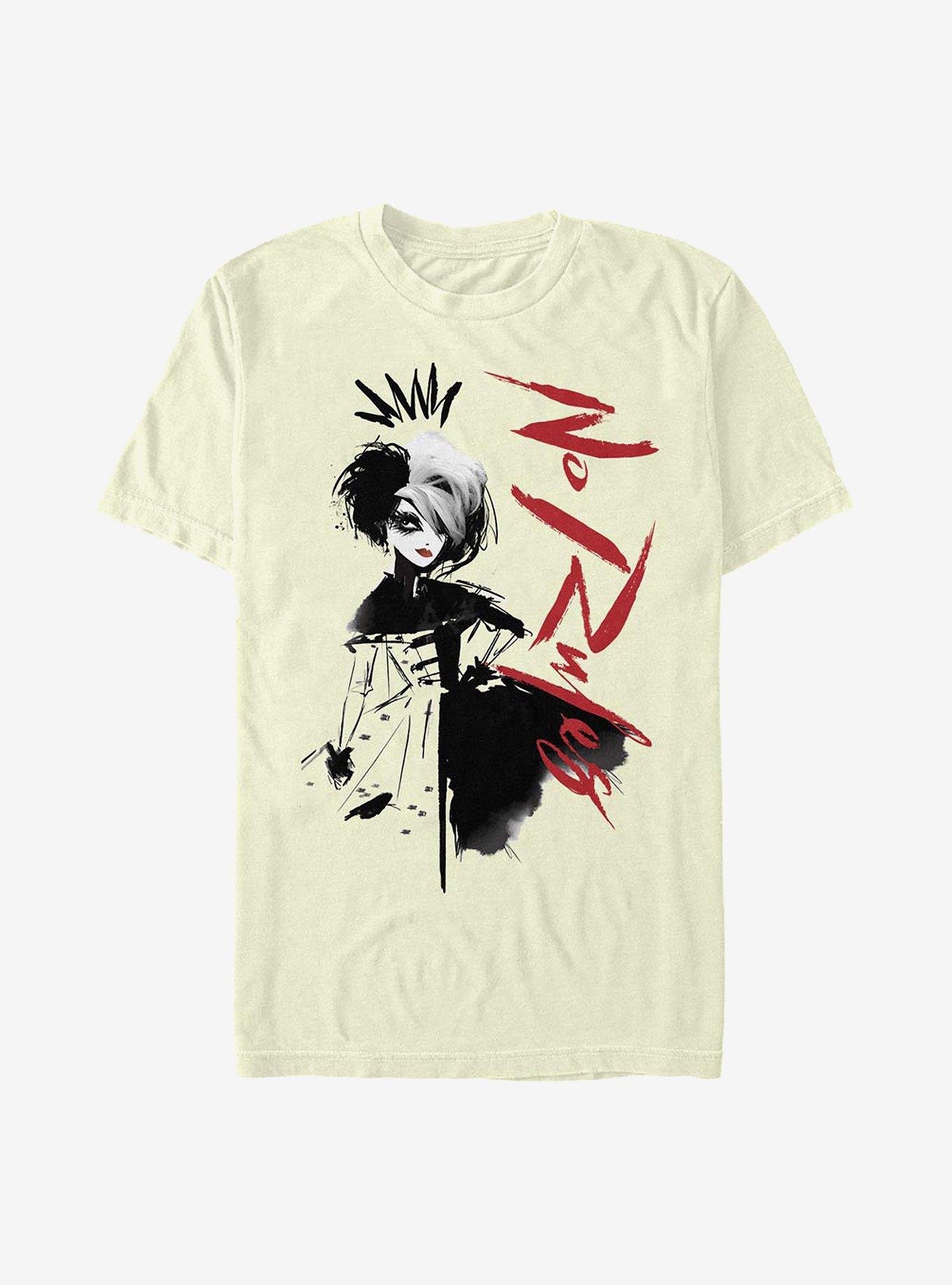 Disney Cruella No Rules Art T-Shirt, NATURAL, hi-res