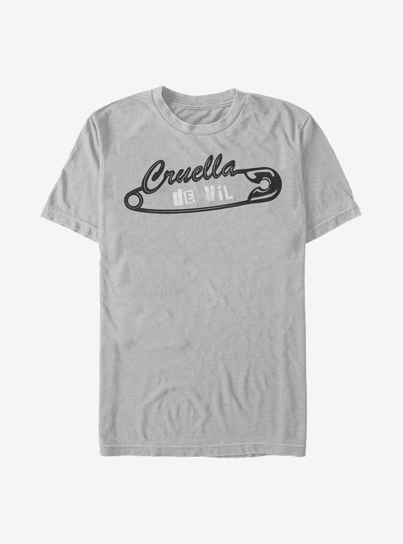 Disney Cruella Punk Pin T-Shirt, , hi-res