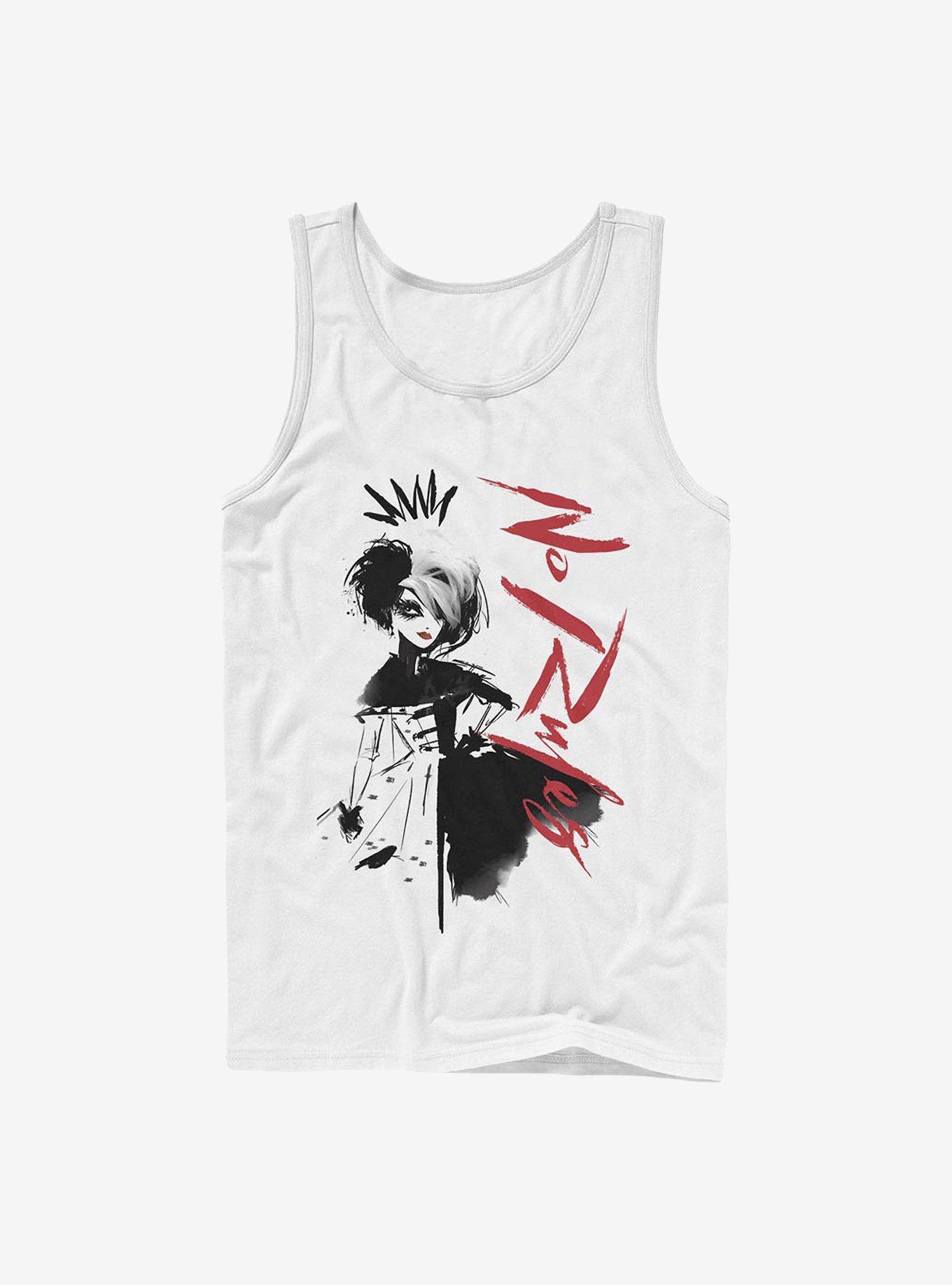 Disney Cruella No Rules Art Tank, WHITE, hi-res