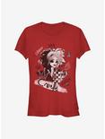 Disney Cruella Artsy Cruella Girls T-Shirt, RED, hi-res