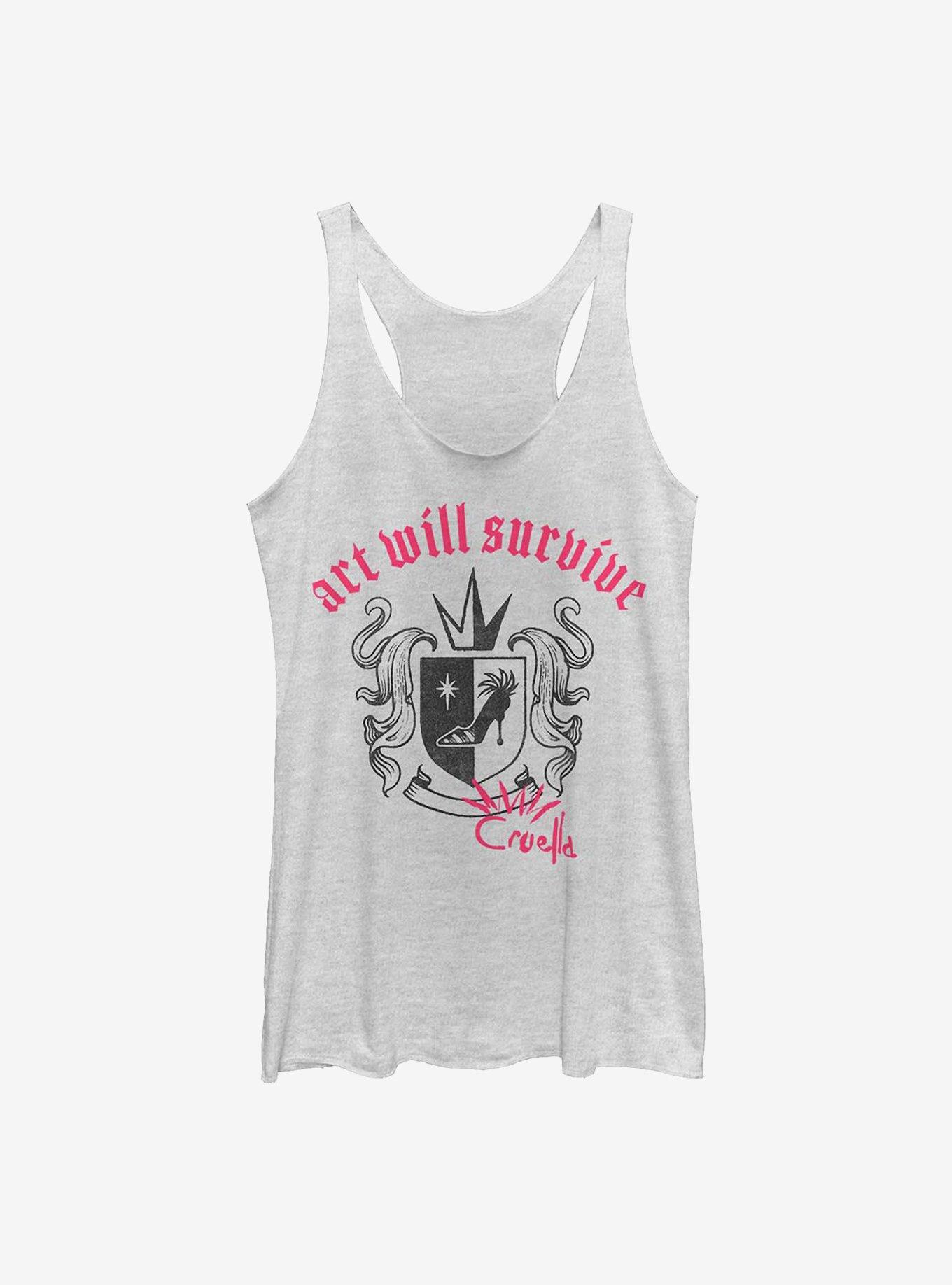 Disney Cruella Art Will Survive Punk Girls Tank, , hi-res