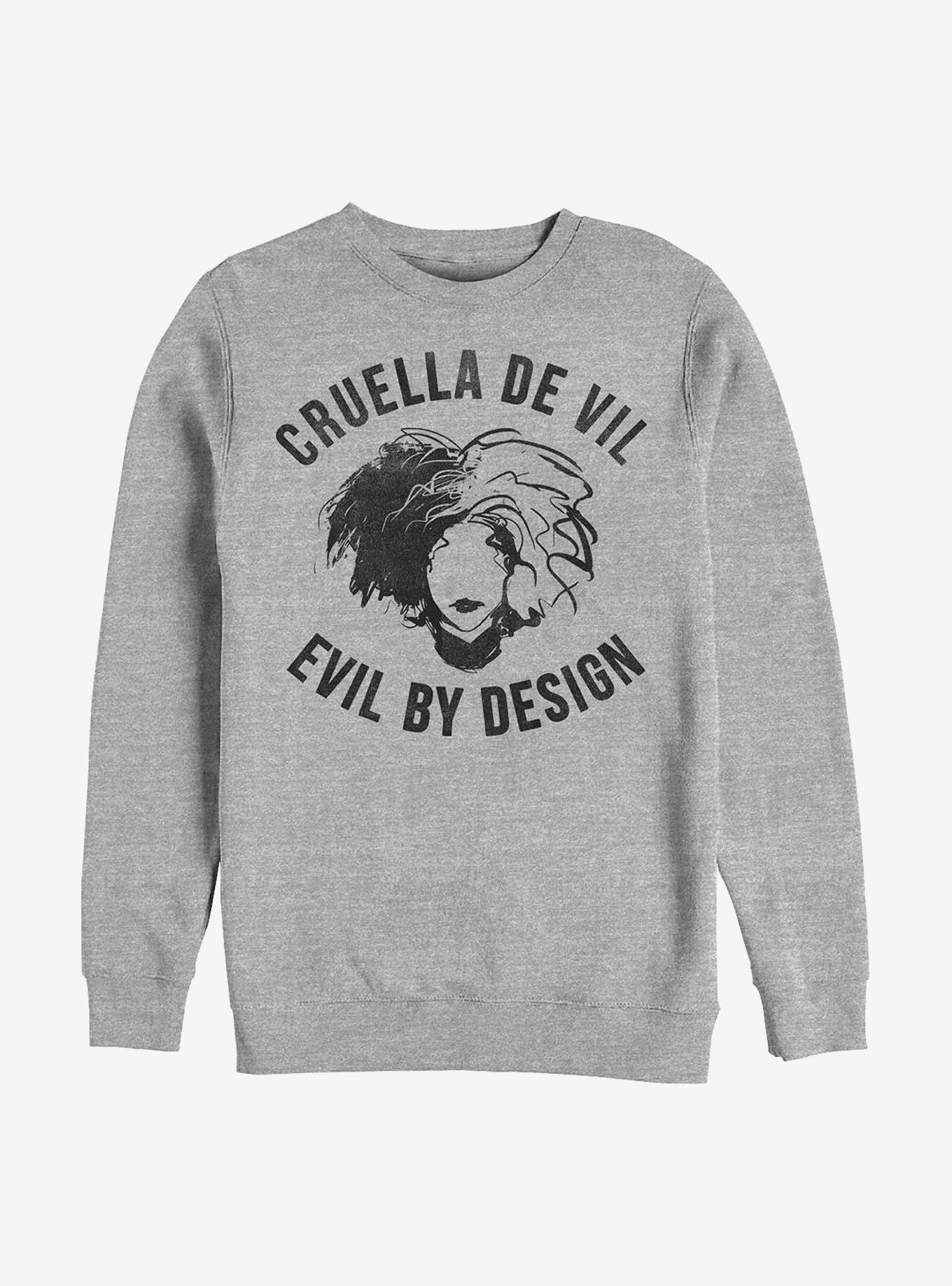 Disney Cruella Evil By Design Crew Sweatshirt, , hi-res