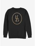 Disney Cruella House Of Baroness Icon Logo Crew Sweatshirt, BLACK, hi-res