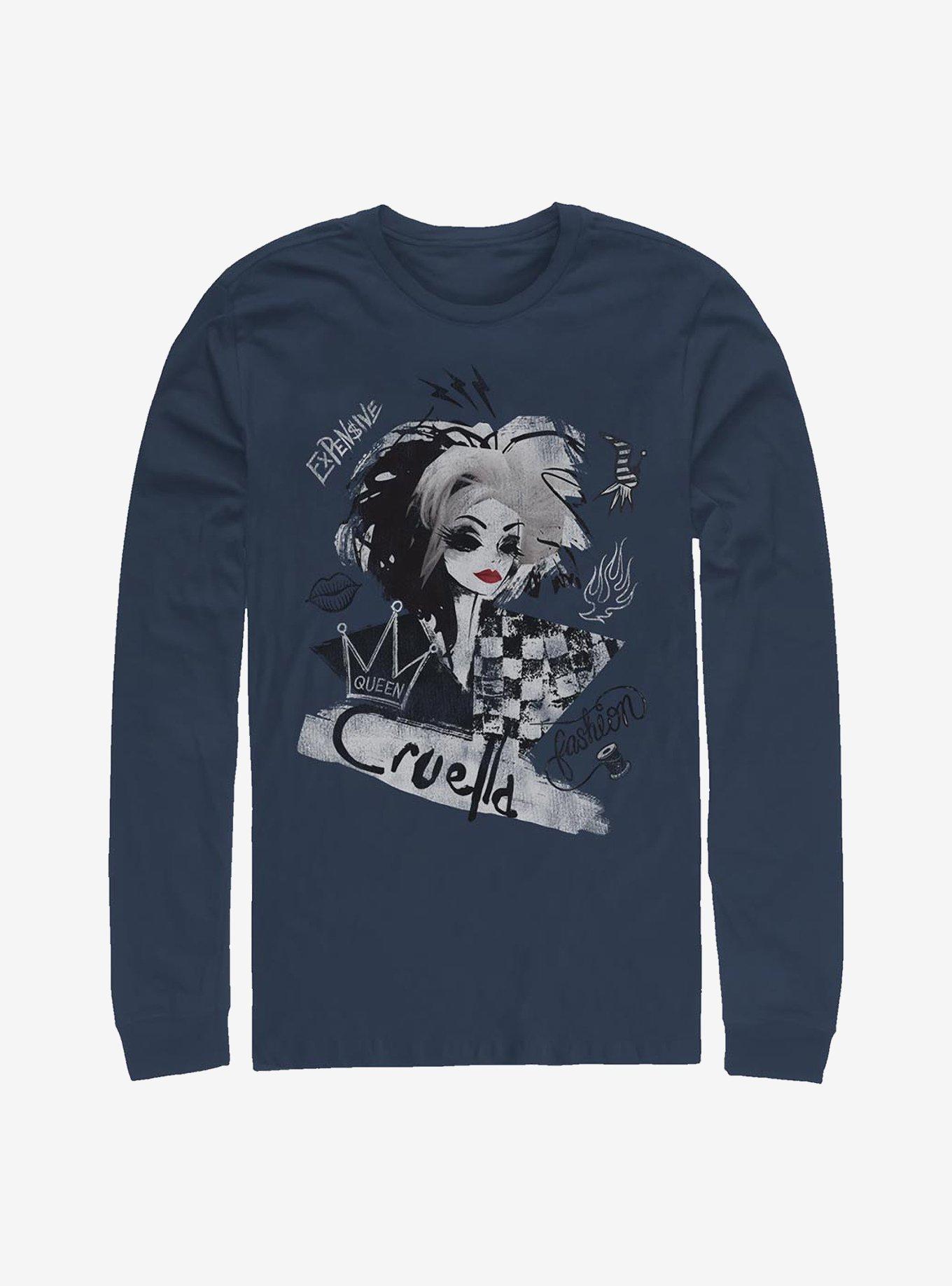 Disney Cruella Artsy Cruella Long-Sleeve T-Shirt, , hi-res