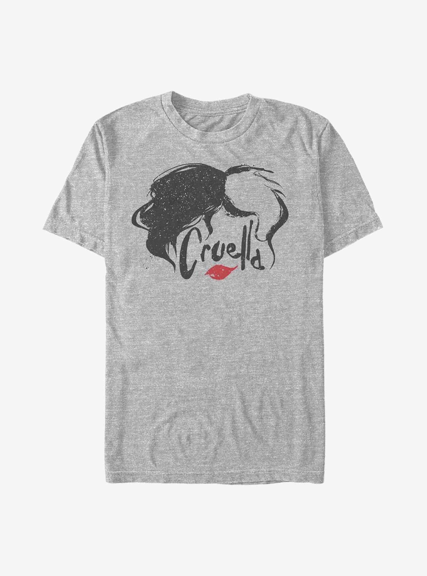 Disney Cruella Simply Cruella Infamous Hair T-Shirt, ATH HTR, hi-res