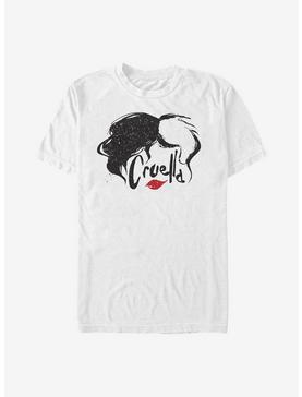 Disney Cruella Simply Cruella Infamous Hair T-Shirt, WHITE, hi-res