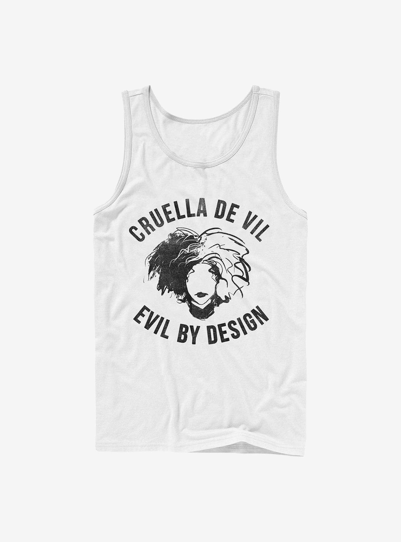 Disney Cruella Evil By Design Tank, WHITE, hi-res