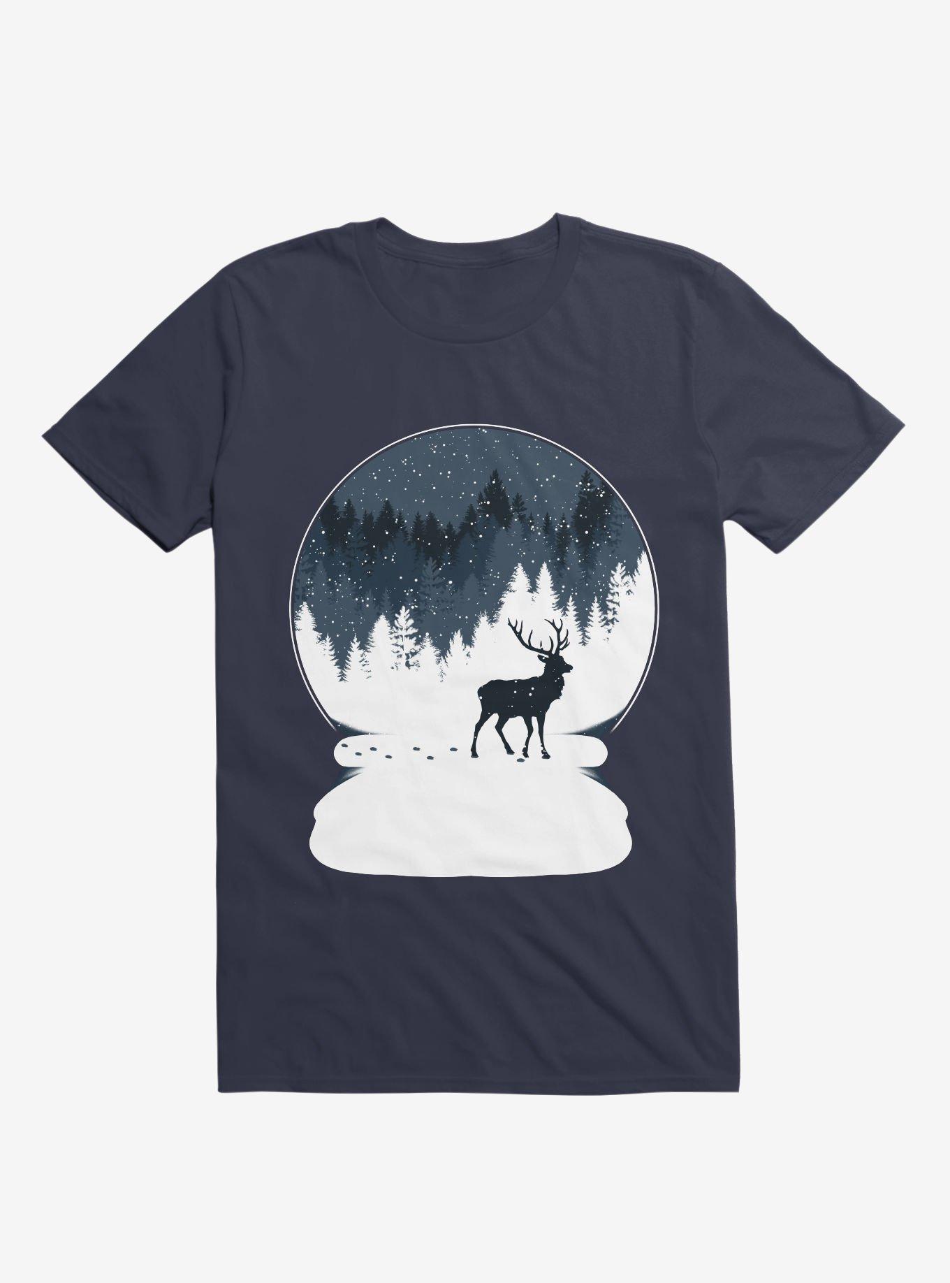 Boule A Neige Navy Blue T-Shirt, , hi-res