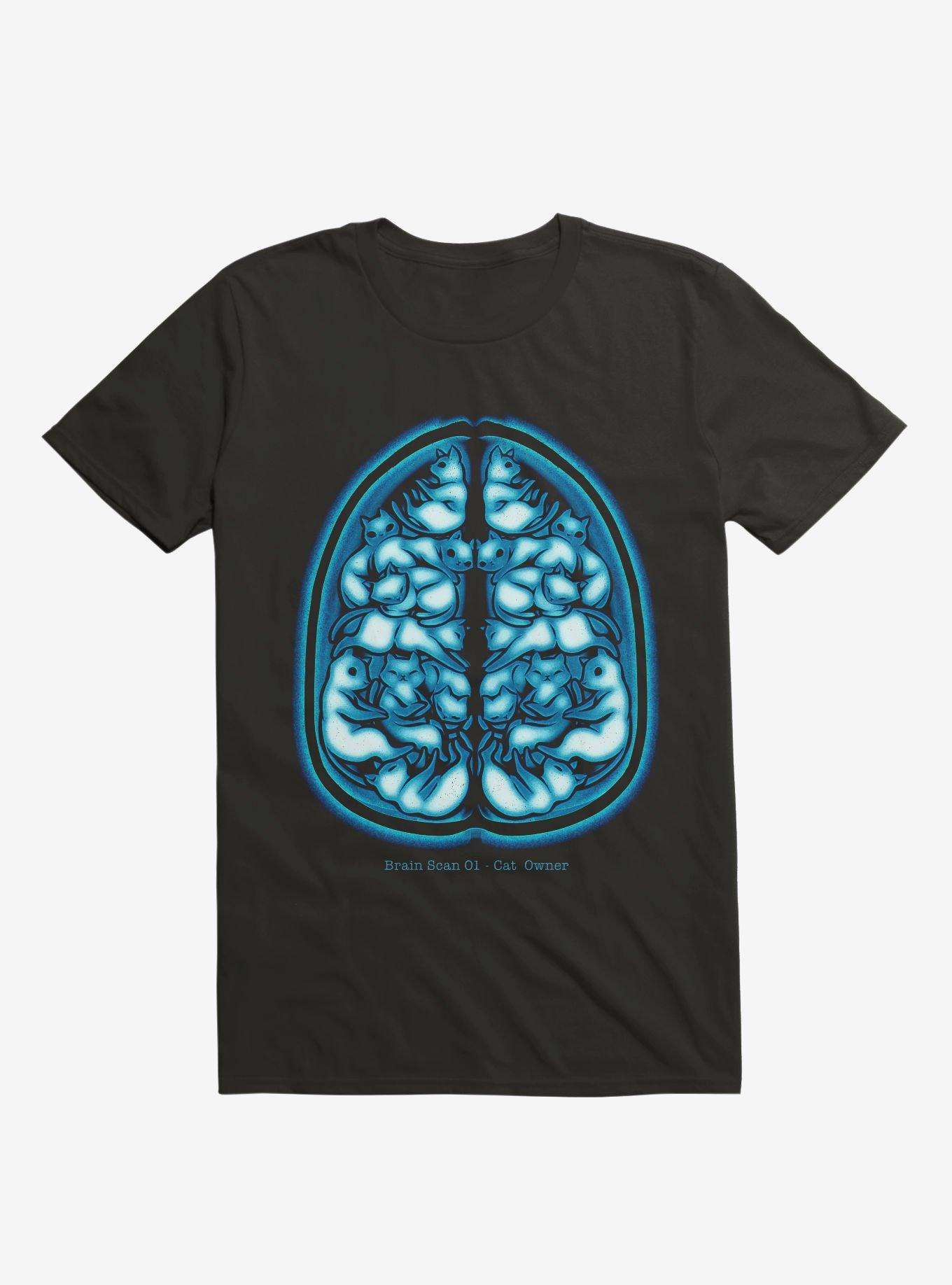 Cats Owner Head Black T-Shirt, , hi-res