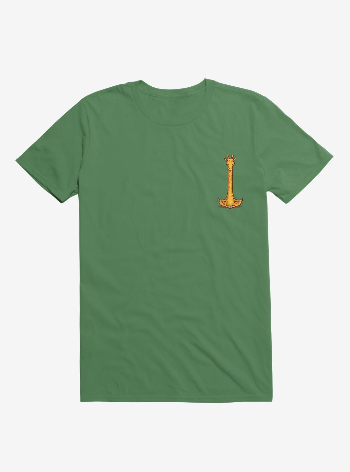 Giraffe Animals Meditation Zen Buddhism T-Shirt, , hi-res