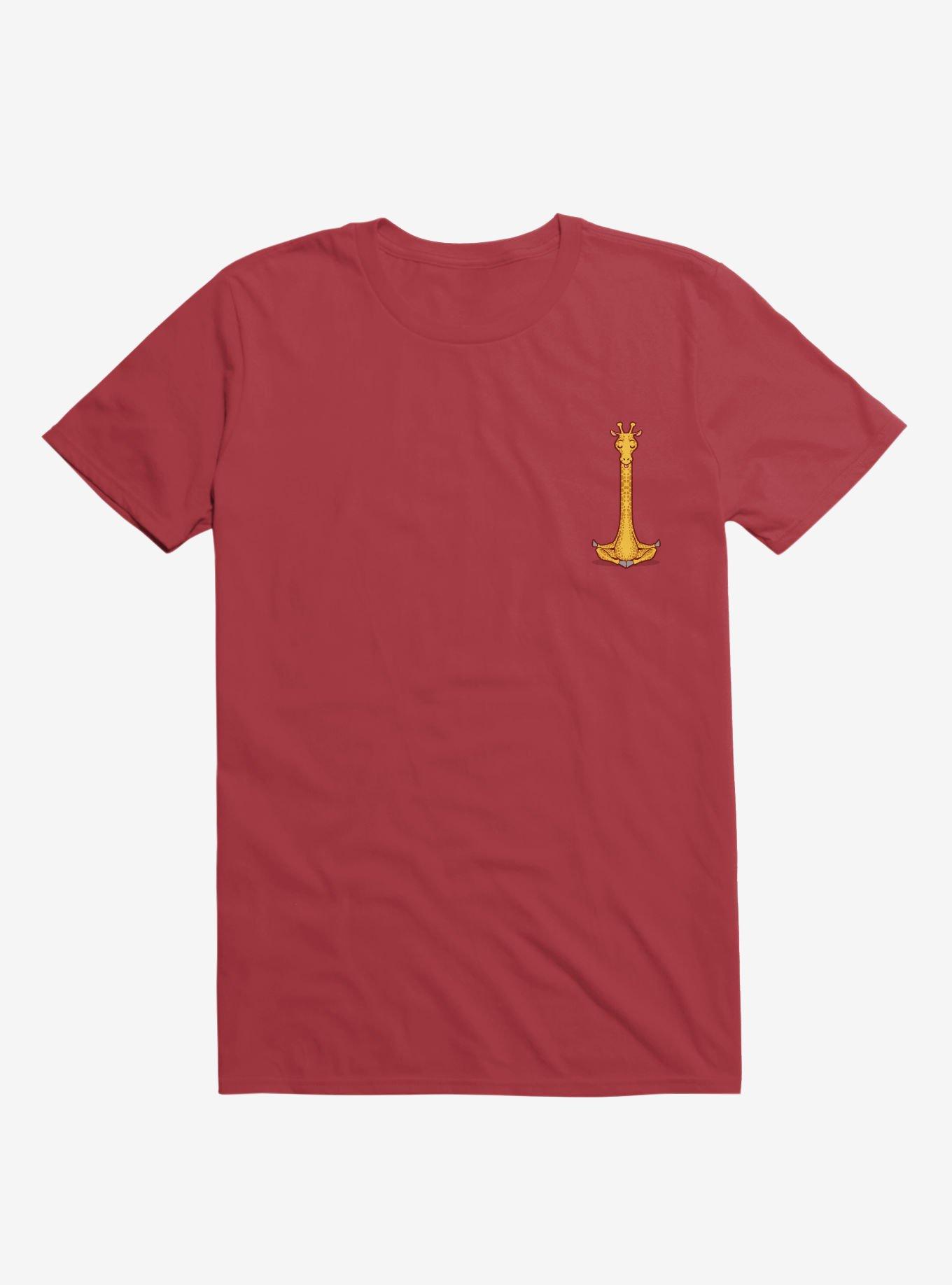 Giraffe Animals Meditation Zen Buddhism T-Shirt, , hi-res