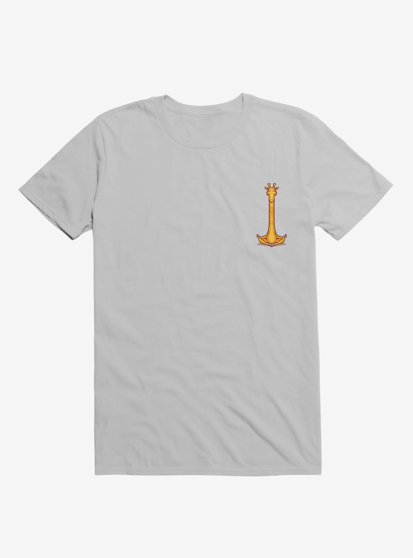 Giraffe Animals Meditation Zen Buddhism T-Shirt, , hi-res