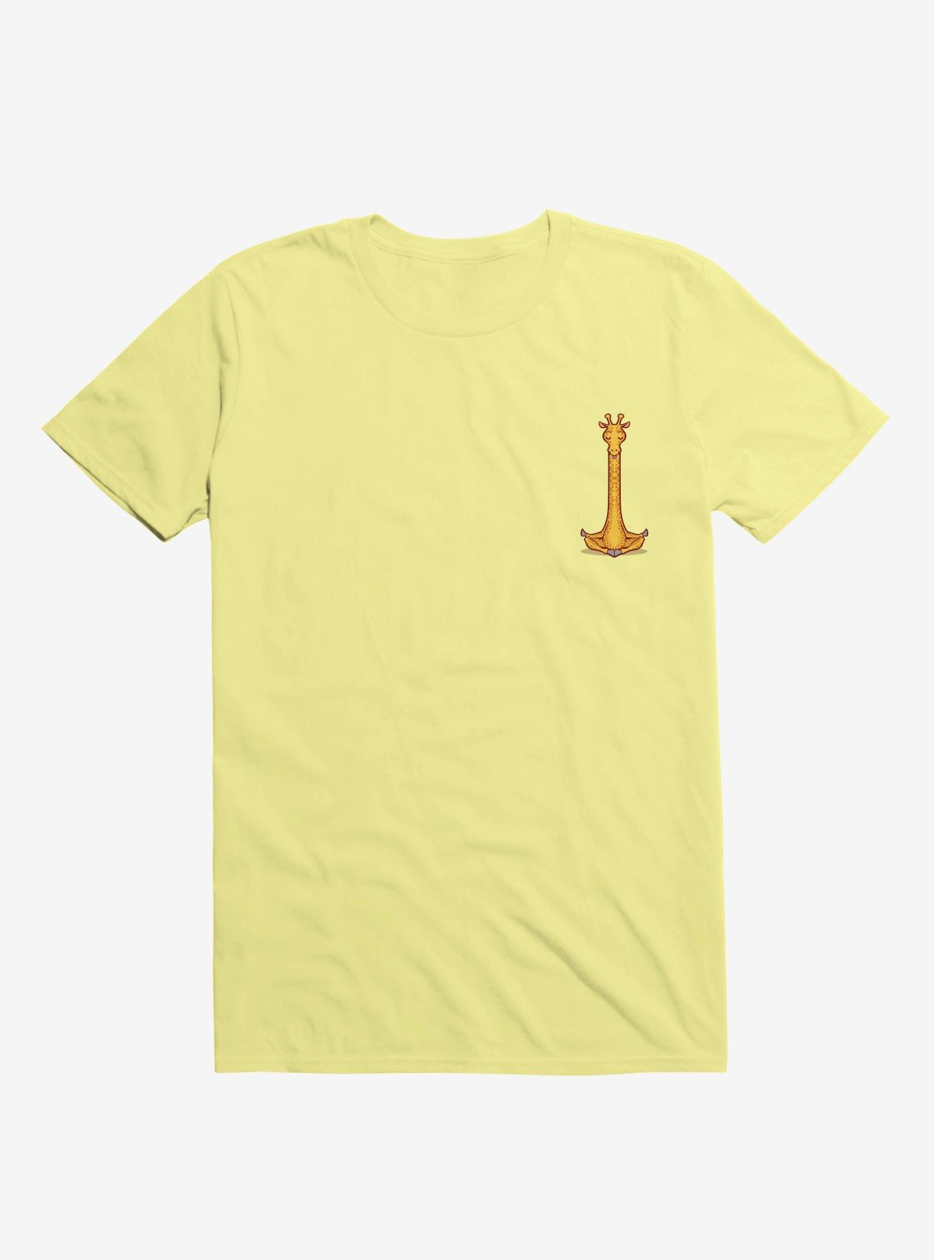 Giraffe Animals Meditation Zen Buddhism T-Shirt, , hi-res