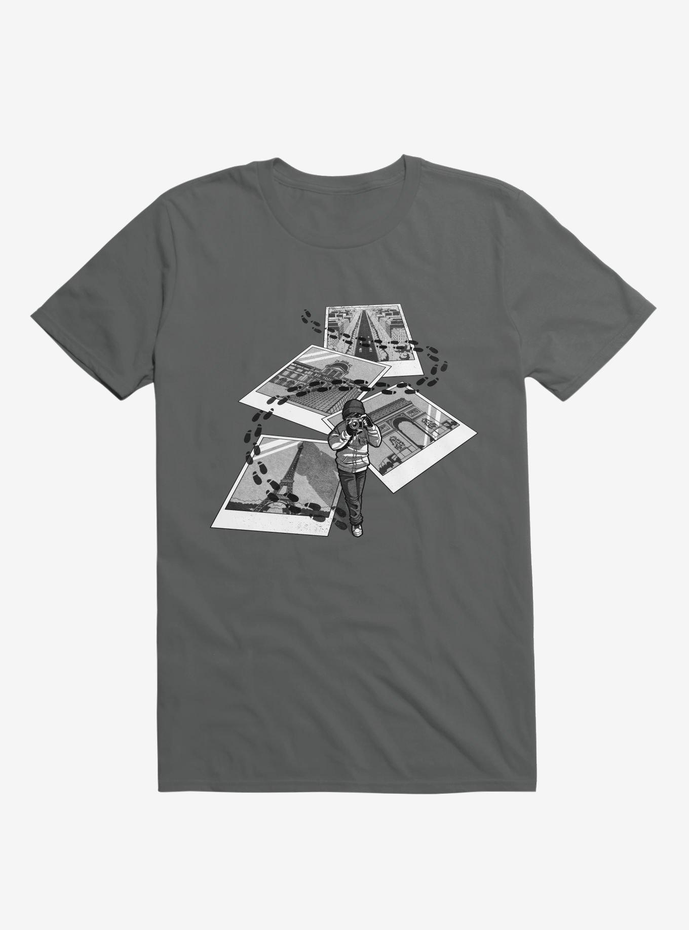 I Love Paris Tourist T-Shirt, CHARCOAL, hi-res
