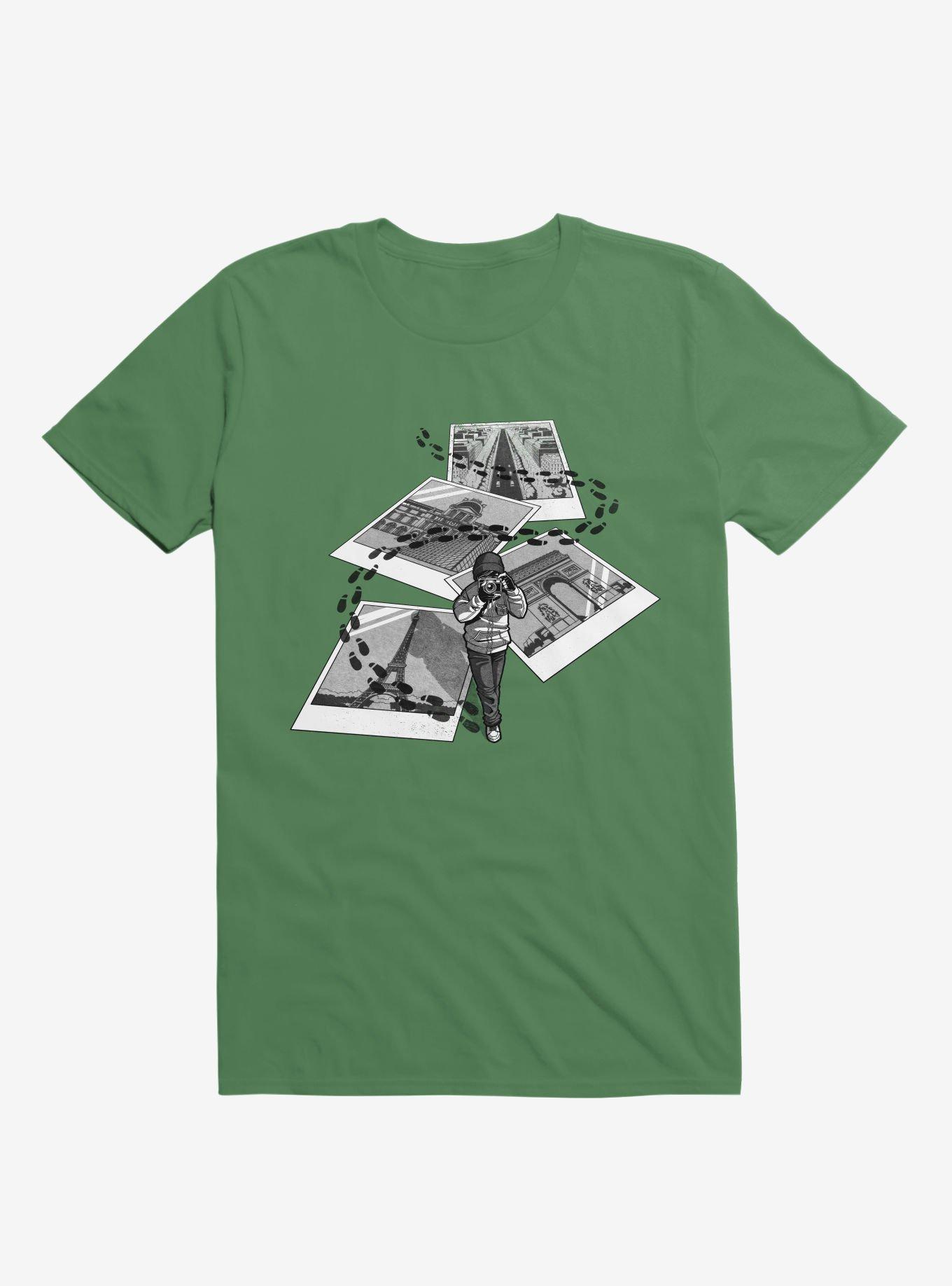 I Love Paris Tourist T-Shirt, KELLY GREEN, hi-res